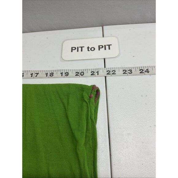 Mexican Blouse Womens Med Green Floral Hand Embroidery Artesian‎ Boho Peasant - Picture 4 of 7